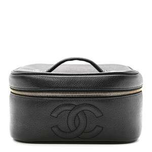 Chanel Caviar Vanity Cosmetic Case #230831C84B